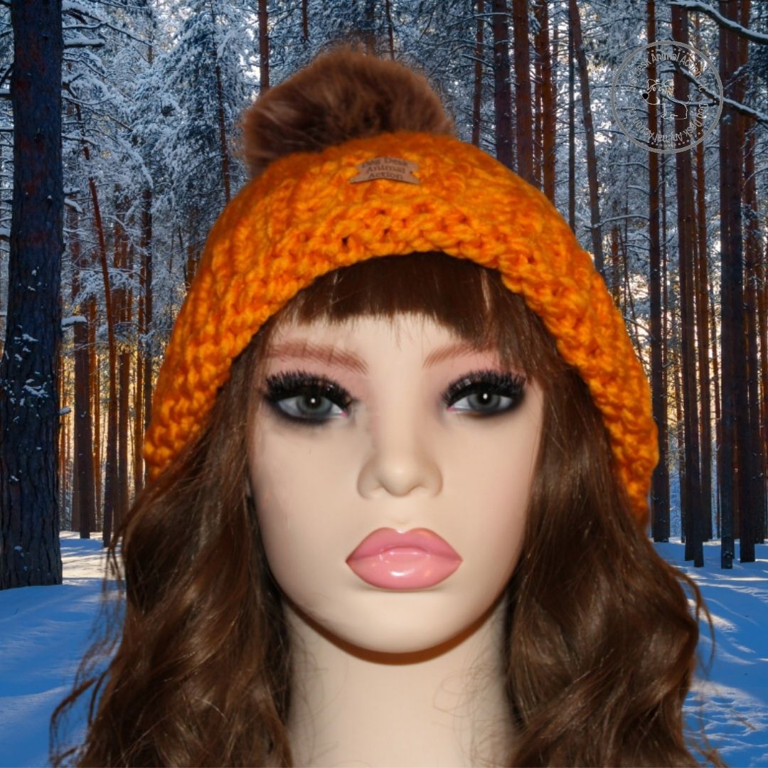 Inca Dog Desk Knits Bobble Hat