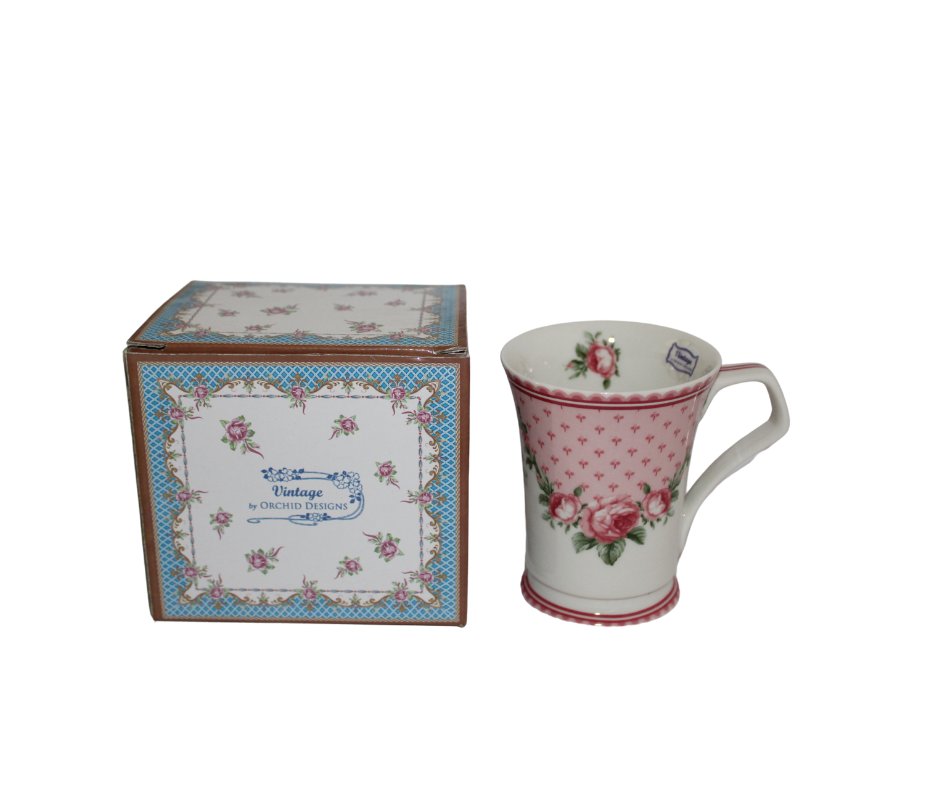 Orchid Designs Vintage Roses Mug