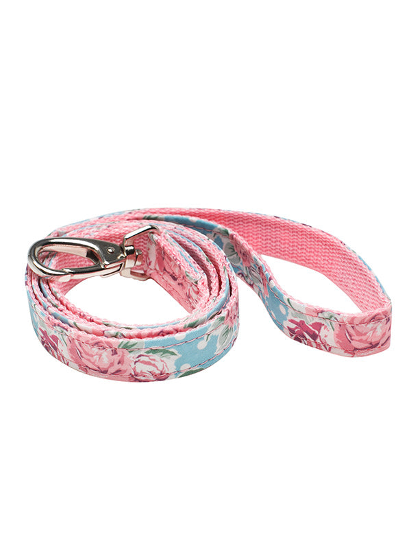 Urban Pup Vintage Rose Floral Fabric Dog Lead