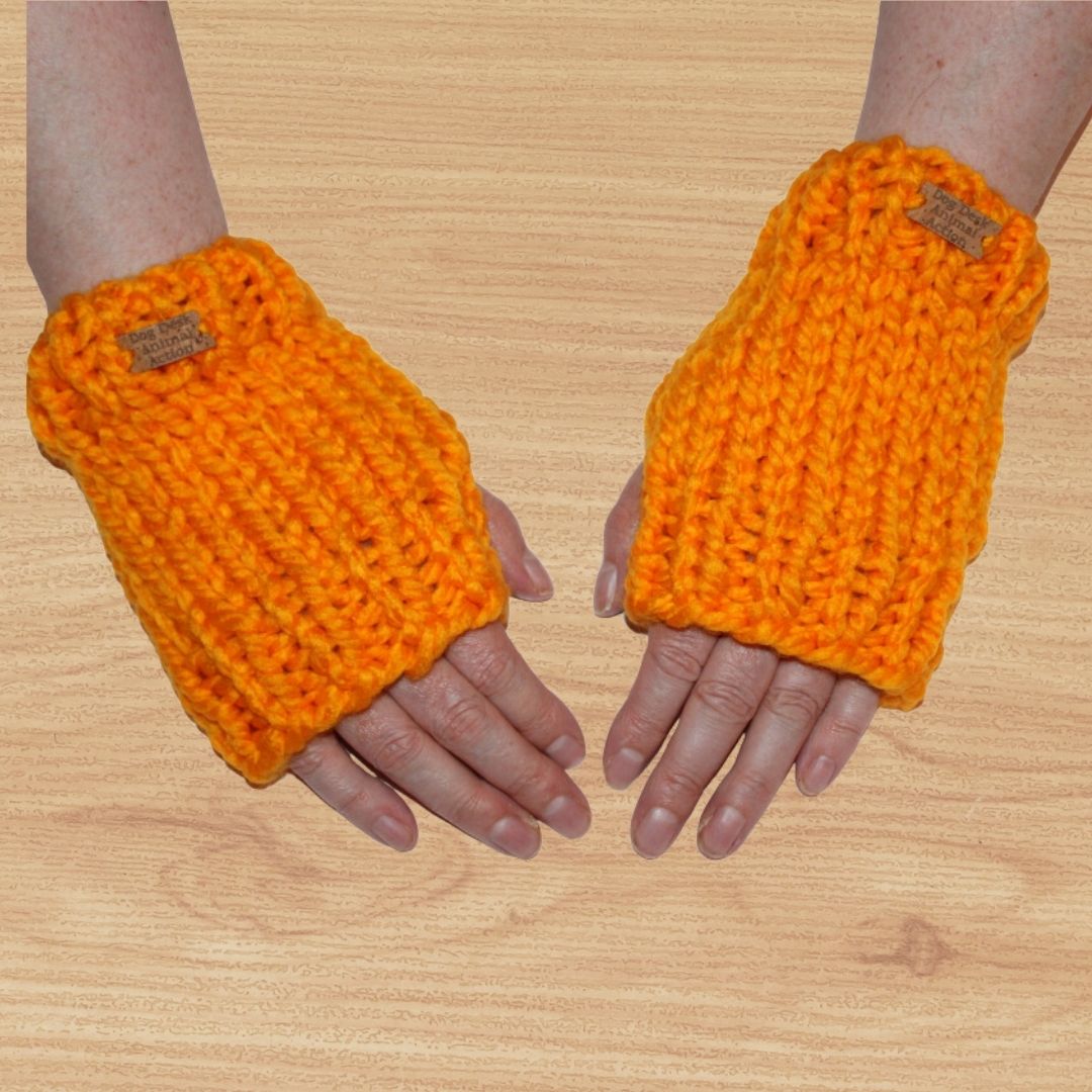 Inca Dog Desk Knits Hand Warmer Gloves