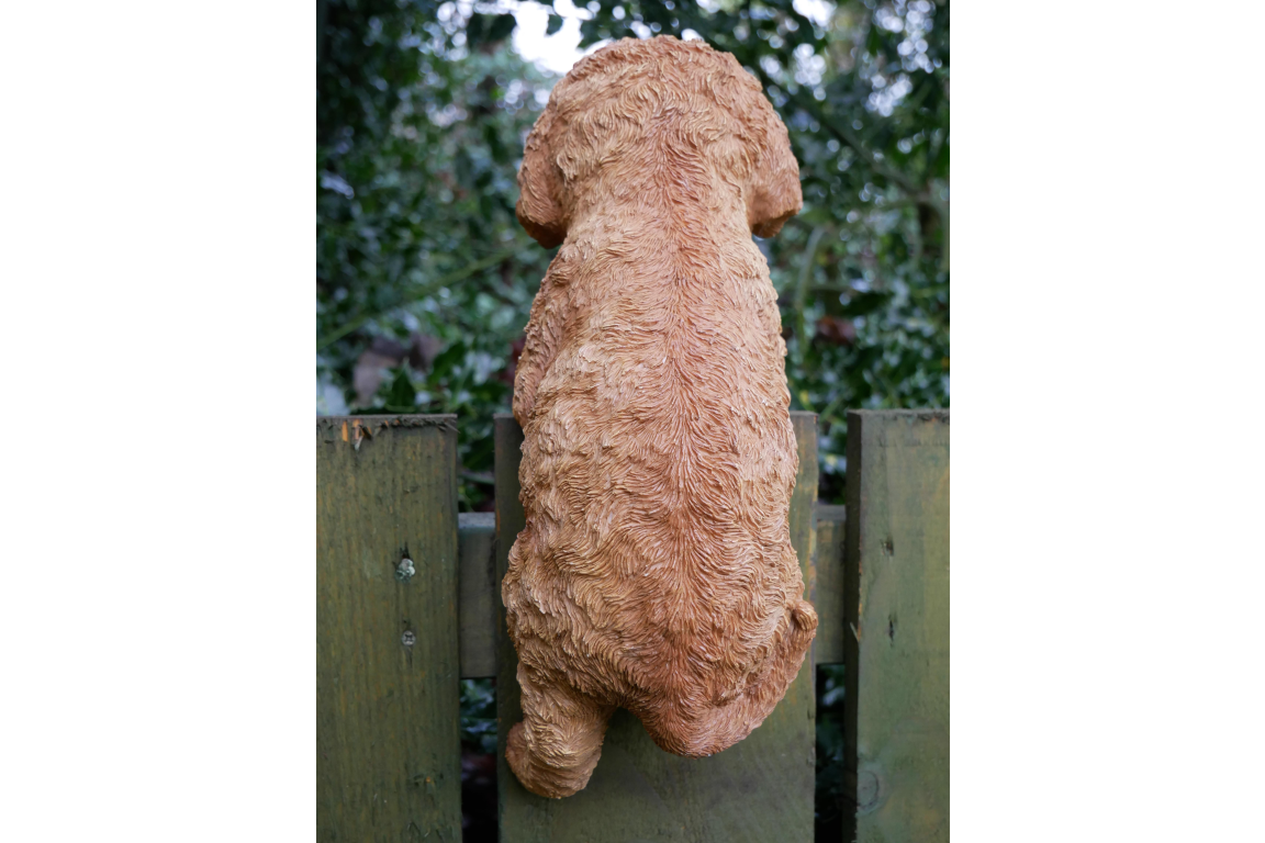 Hanging Puppy Dog Climbing Garden Sculpture Ornament