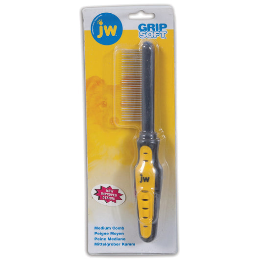 JW Gripsoft Dog Grooming Flea Comb