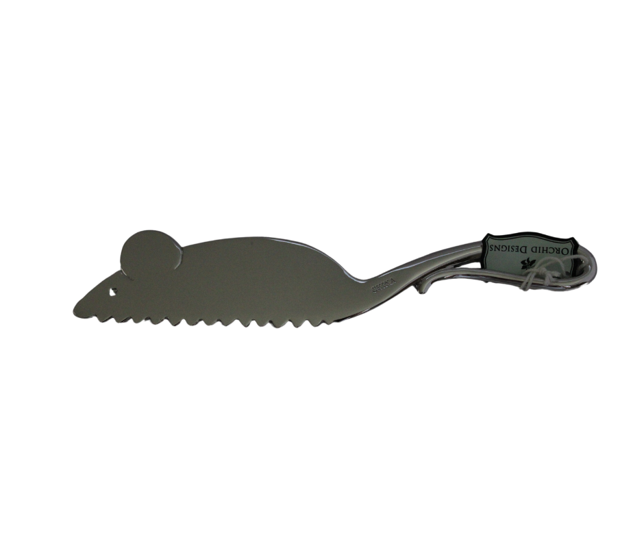 Figural Mouse Shaped Cheese Cutter Knife