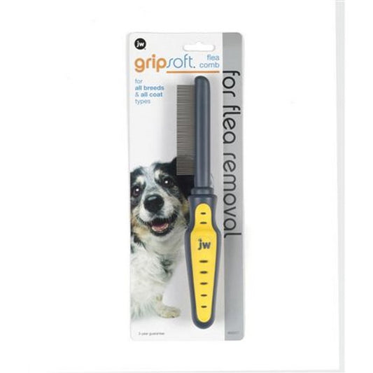 JW Gripsoft Grooming Dog Flea Comb