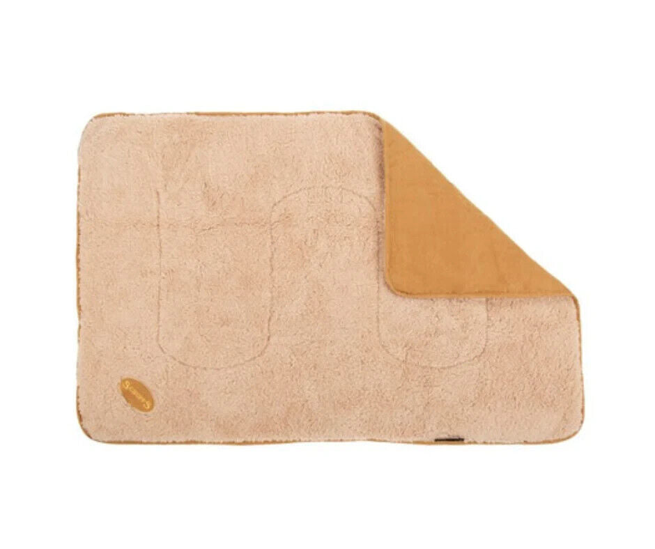 Scruffs Snuggle Blanket Tan Dog Bedding