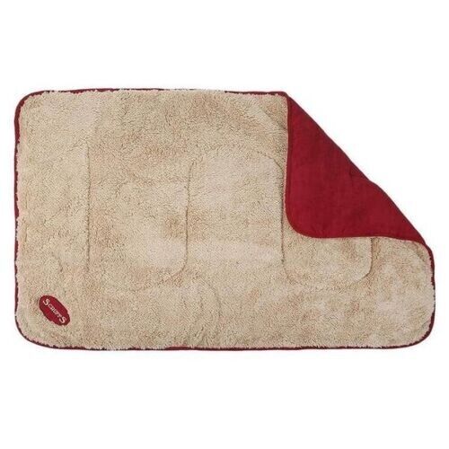 Scruffs Snuggle Blanket Reversible Design Duvet Burgundy Pet Bedding
