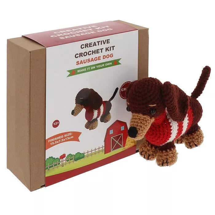 Creative Crochet Make Your Own Dachshund Dog Kit