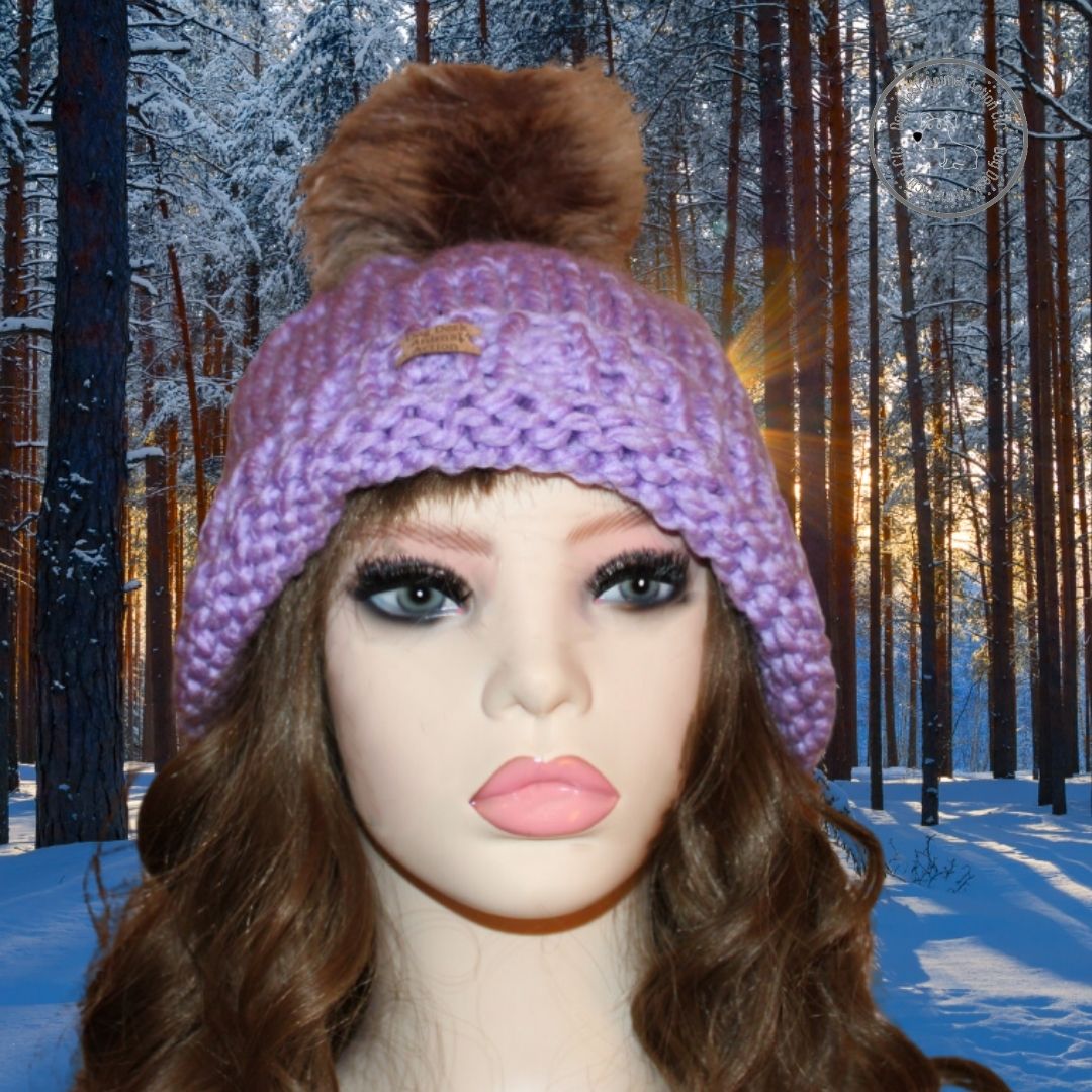 Lupin Dog Desk Knits Bobble Hat