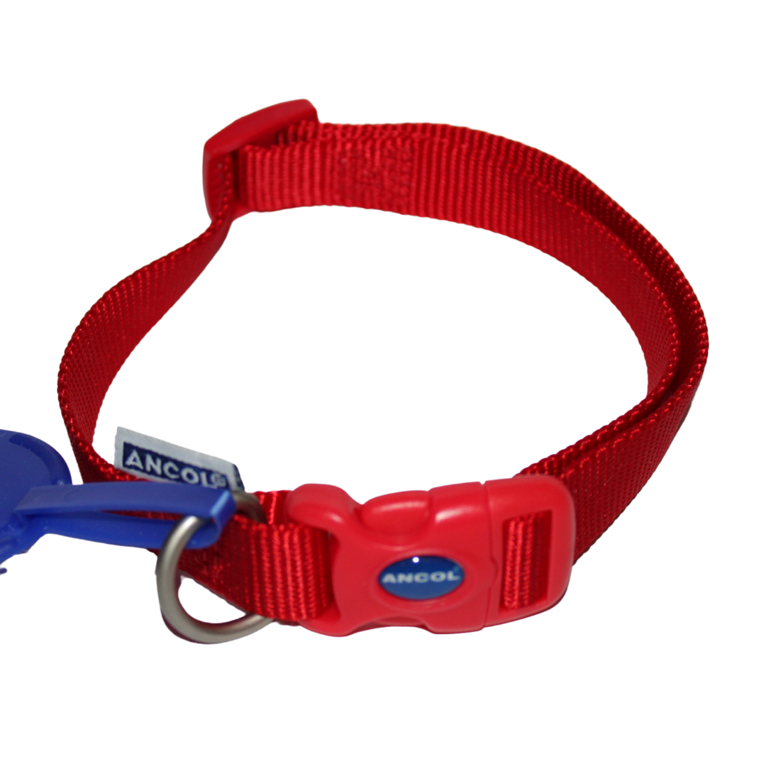 Ancol Heritage Nylon Dog Collar Red