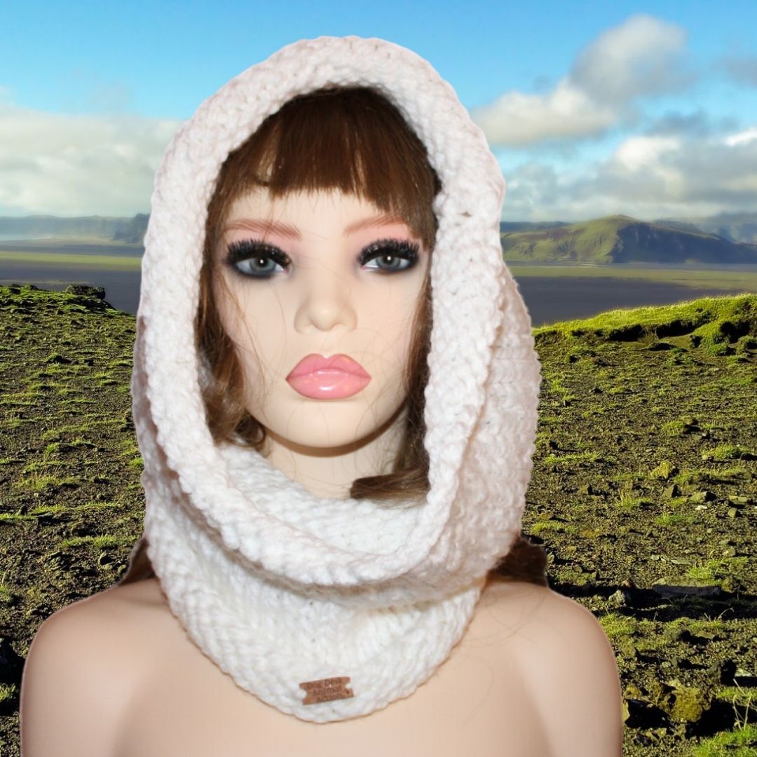 White Dog Desk Knits Cowl Neck Warmer