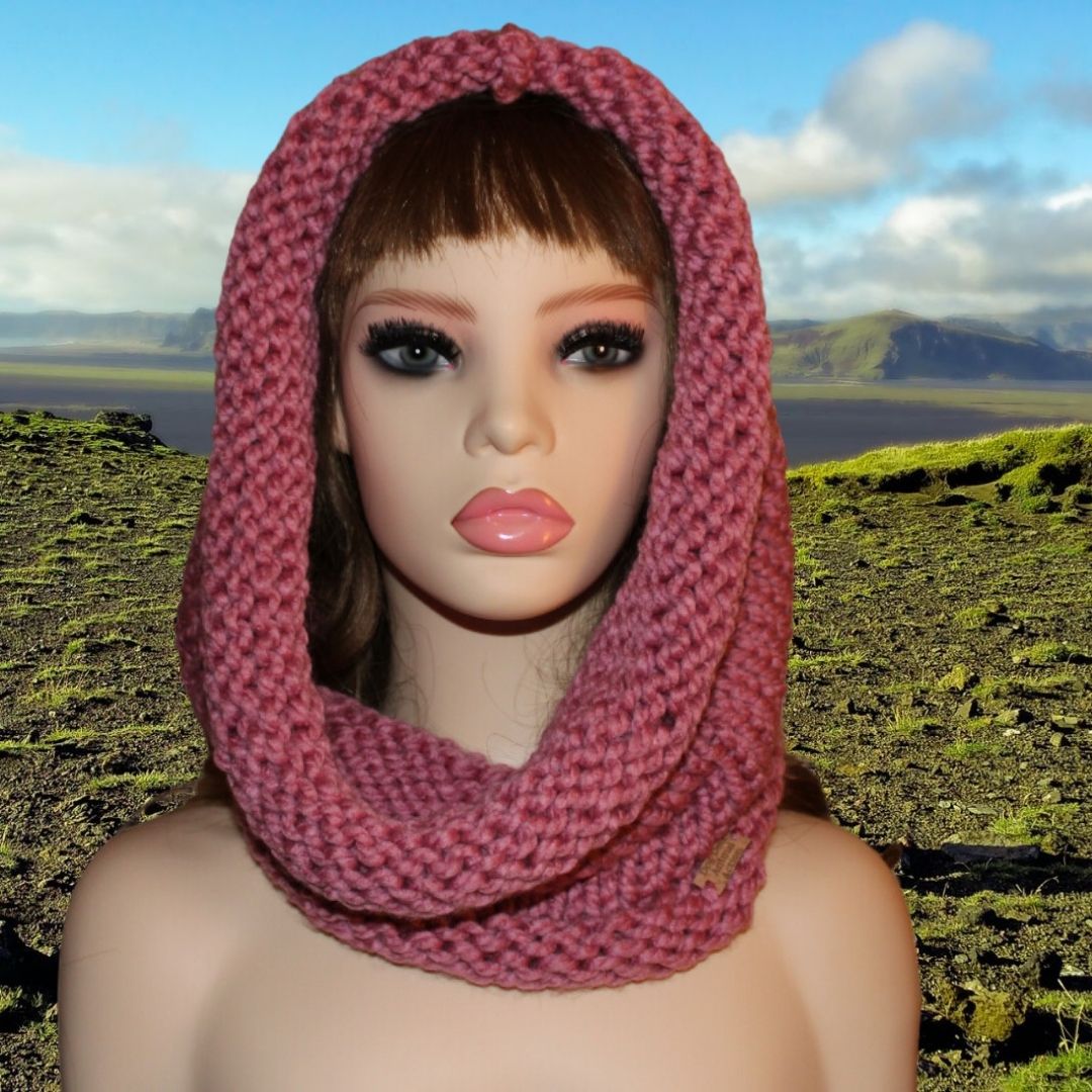 Rose Dog Desk Knits Cowl Neck Warmer