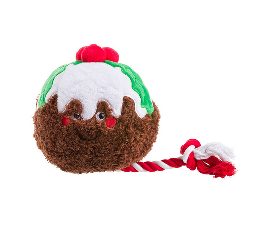 House of Paws Party Animal Christmas Pudding Dog Toy