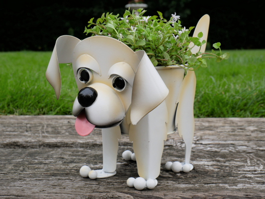 Garden Ornament Labrador Dog Planter Sculpture