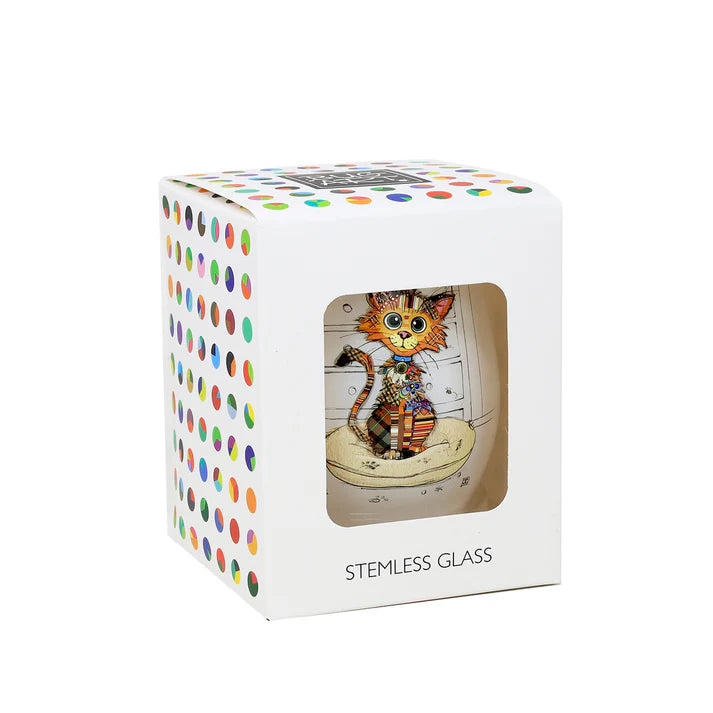 Bug Art Kimba Kitten Stemless Glass