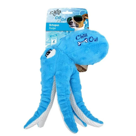All For Paws Chill Out Octopus Hydration Cooling Summer Play Dog Toy