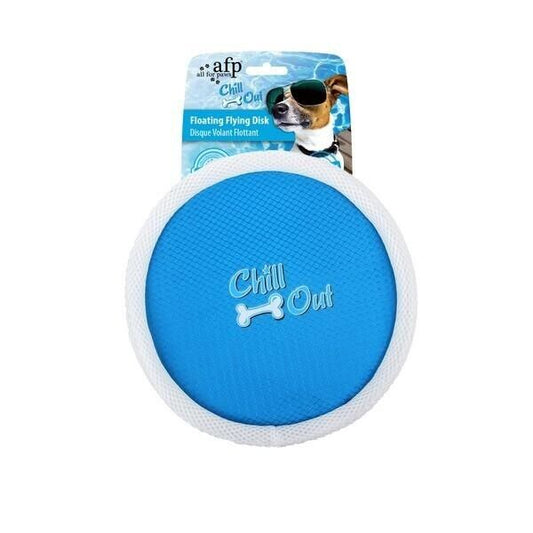 All For Paws Chill Out Floating Flying Disk Hydration Cooling Summer Dog Toy