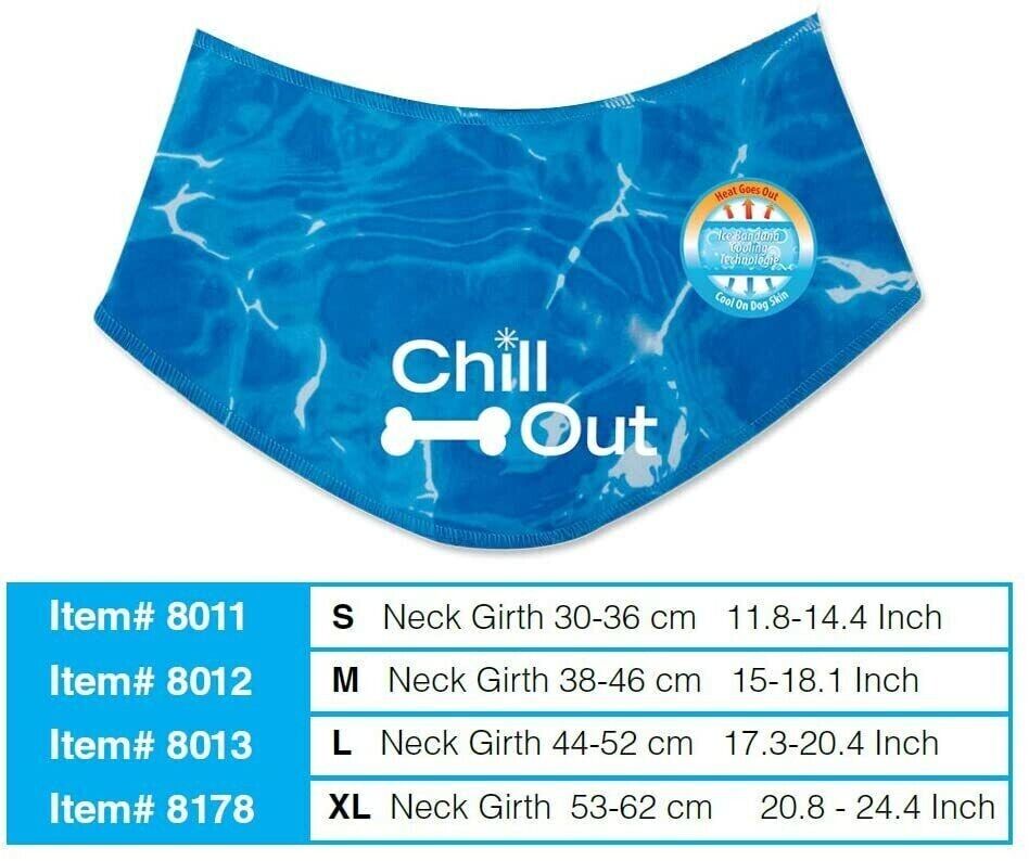 All For Paws Chill Out Ice Cooling Dog Bandana
