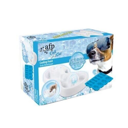 All For Paws Chill Out Dog Cooling Set Ice Cube Mould Tray Dog Summer Cool
