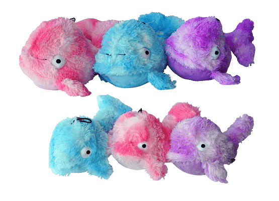 Pink Baby Reef Whale Dog Toy