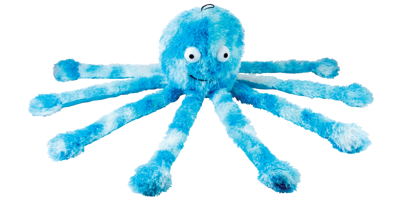 Blue Mummy Reef Octopus Dog Toy