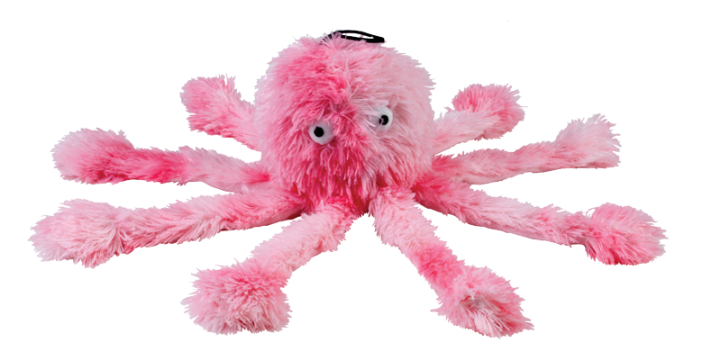 Pink Daddy Reef Octopus Dog Toy