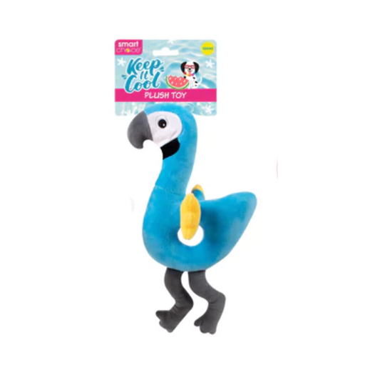 Parrot Plush Dog Toy With Squeaker