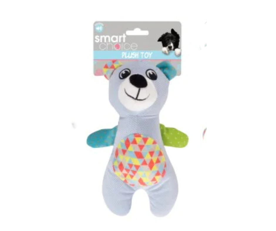 Small Dog And Puppy Plush Bear With Squeaker Dog Toy