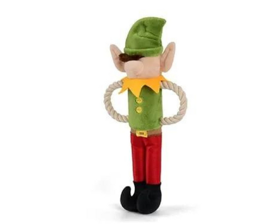 Merry Woofmas Santa's Littler Elf-er Dog Toy