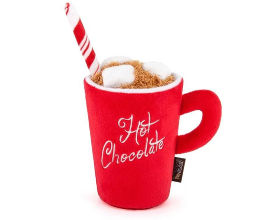 Christmas Hot Chocolate Dog Toy