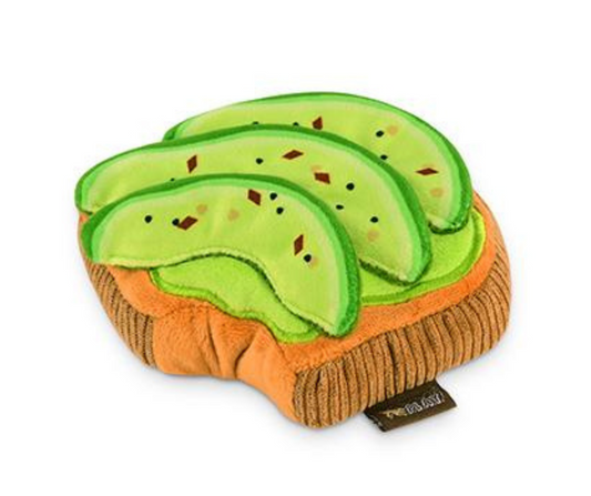 Barking Brunch Avocado Toast Dog Toy