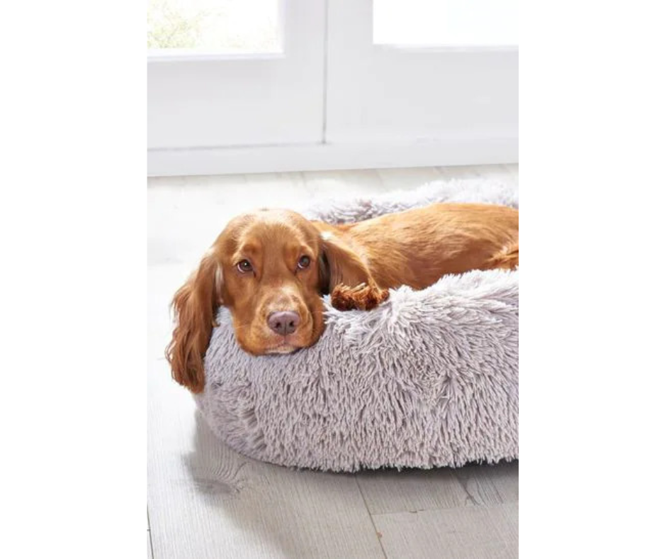 Luxury Faux Fur Bean Bag Dog Bed Medium