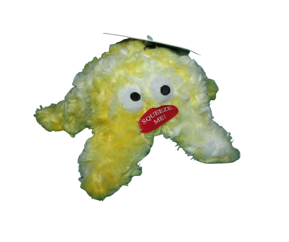 Yellow Baby Reef Starfish Dog Toy