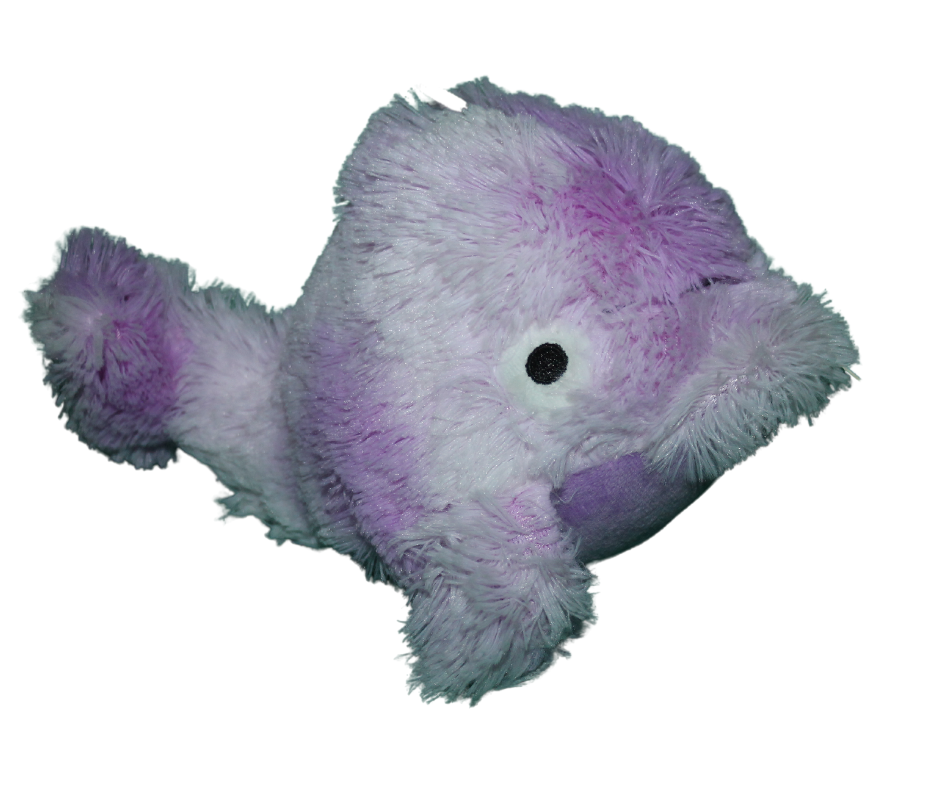 Purple Baby Reef Whale Dog Toy