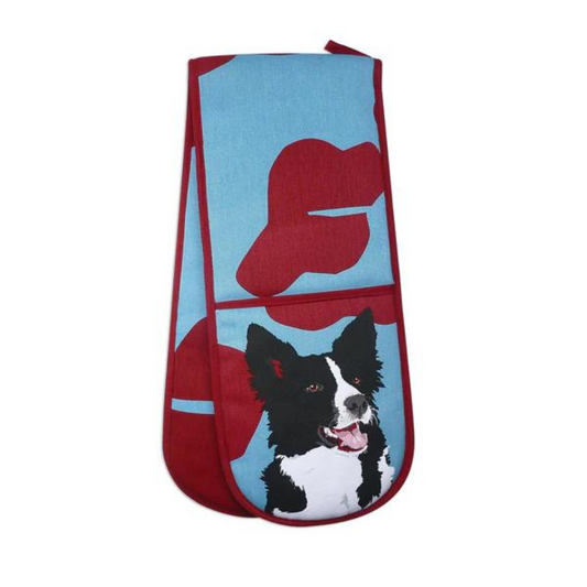 Border Collie Double Oven Glove