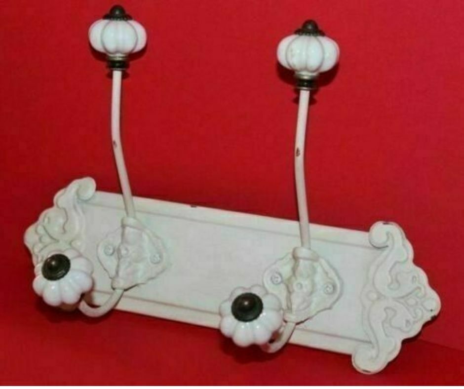 Shabby French Chic Fancy Double Hanging Hook