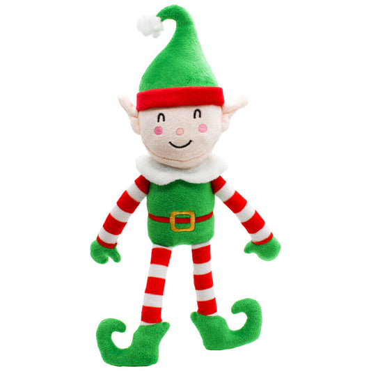 Christmas Holly And Robin Nice Elf Dog Toy