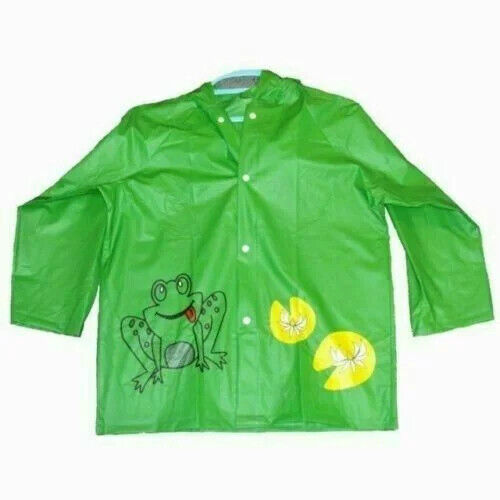 Children's Shower Proof Frog Raincoat